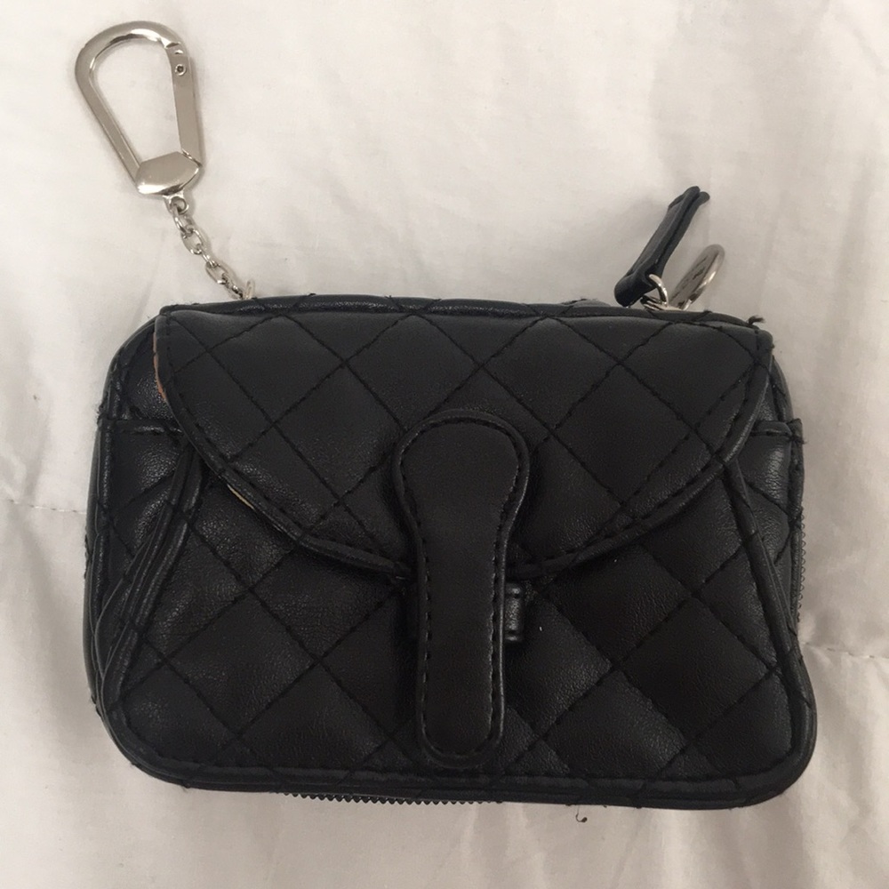 Trish leather travel makeup case